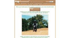 Desktop Screenshot of polypavement.com